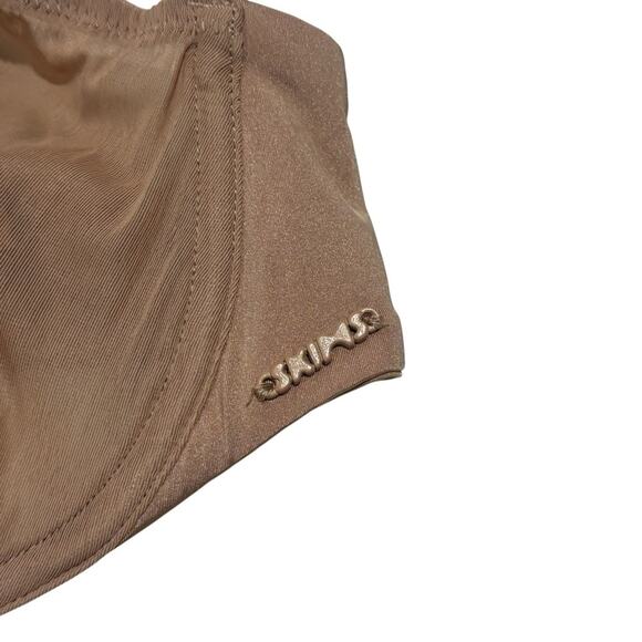 SKIMS No show molded unlined Demi clay Tan Underwire Bra NEW Size 34C - Picture 7 of 9